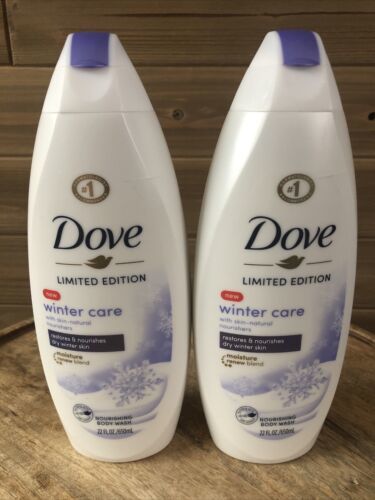 Primary image for 2 Pack Dove Body Wash - Limited Edition Winter Care - 22 FL OZ Each - NEW