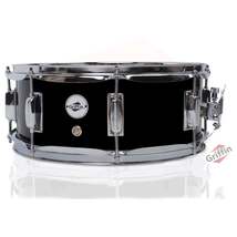 GRIFFIN Snare Drum - Poplar Wood Shell 14&quot; x 5.5&quot; with Black PVC &amp; Coated Head - - £36.14 GBP