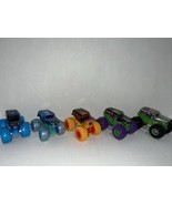 Monster Jam Grave Digger Trucks 1:64 Scale Lot of 5 Hot Wheels Son UVA D... - $56.09