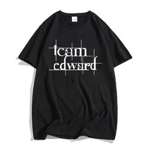 Twilight Team Edward tshirt men streetwear Movies Twilight Saga T-Shirt cotton m - £61.67 GBP
