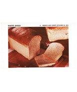 Vintage 1950 White Bread Print Cover 5x8 Crafts Food Decor - $372.98 MXN