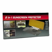 Windshield Sun Shader 2 in 1 Sunscreen Protector Anti Glare Extendable - £15.08 GBP