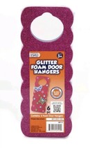 Darice glitter Foam Door Hangers 6/Pkg-Assorted Colors NEW - £4.62 GBP