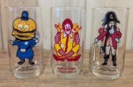 McDonald’s Collector Series Glasses Nostalgic 1977 Vintage Set Of 3 - £18.96 GBP