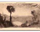 Lago Nemi Pittura Da Joseph Mallord William Turner Unp DB Cartolina W22 - $3.36