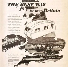 1954 London Caravan Import Mobile Home Advertisement Autocar Automobilia... - £23.64 GBP