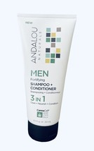 Andalou Naturals MEN Fortifying Shampoo &amp; Conditioner Clean, Nourish, Co... - $24.74