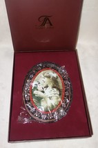 Taylor Avedon collectible Enamel Crystals Photo picture Frame rb new - $24.50