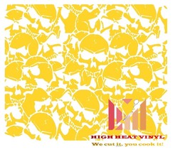 High Heat Duracoat Vinyl Stencil 10&quot; x 12&quot; - Skull Camo Styling - £9.57 GBP
