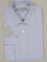 NEW! $155 Hickey Freeman Crisp Royal Oxford Dress Shirt!  15 Long (35)  Blue - £55.94 GBP