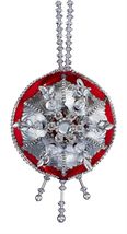 The Cracker Box DIY Christmas Ornamnt Kit  The Goddess  Red Ball with Si... - $105.00