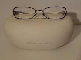 Michael Kors MRK436 Eyeglass Frame Light Brown Olive -50-17-135 w/ Case - $481.65 MXN