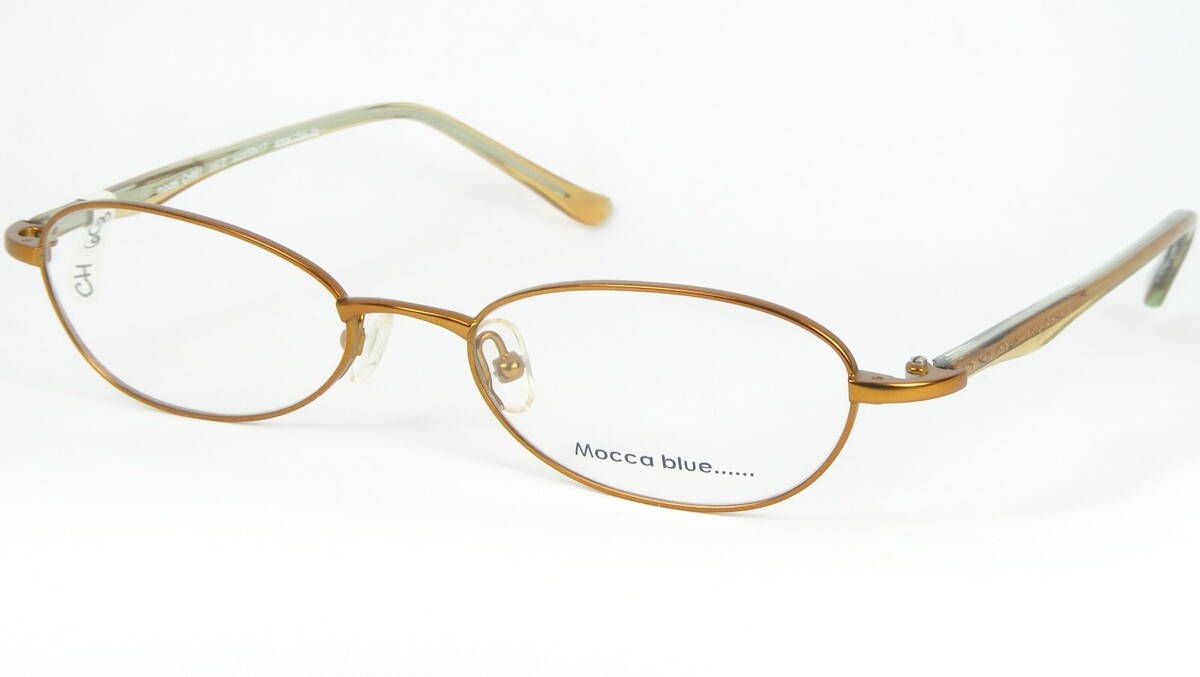 Mocca blue Par Chai CHM1 col.2 Bronze-Orange Lunettes Monture 50-17-135mm - $46.52