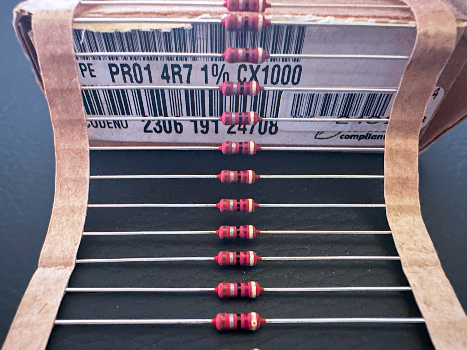 25PCS PR01 4R7 1% Phoenix Power Metal Film Leaded Resistor 4.7Ohm 1W - $4.95