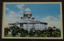 Vintage Color Tone Lithograph Postcard, Rhode Island State Capital Providence RI - £3.09 GBP