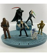 Vintage 1995 Applause Star Wars Action Figures with Blue Holder Stand - £35.47 GBP