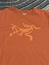 NWT Men&#39;s Arc&#39;teryx Archaeopteryx T-Shirt Burt Orange Large - £47.71 GBP