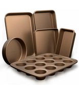 Nonstick Bakeware Set, Medium, Gold - $91.99