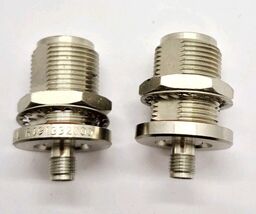 Radiall R191332000 SMA To Type N Bulkhead Adapter Two Count - $278.01 MXN