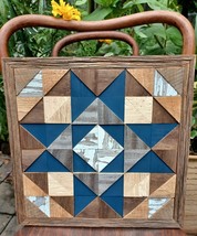 Wood Quilt - Features Barn Wood and Reclaimed Woods - £48.25 GBP