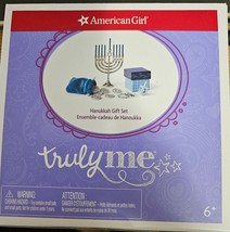 Am Girl Hanukkah Gift Set Dreidel Menorah  Candles Gelt Bracelet Bag Gif... - $26.71