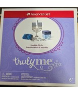 Am Girl Hanukkah Gift Set Dreidel Menorah  Candles Gelt Bracelet Bag Gif... - $496.69 MXN
