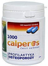 Calperos 1000mg 100 caps, calcium carbonate, osteoporosis - £35.97 GBP
