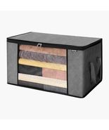 6 Packs 60L Oversized Blanket Storage Bags Sturdy Fabric Clothes Storage... - €16,72 EUR