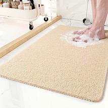 Non-Slip Bathtub Mat, Shower Mats for Bath Tub, PVC Loofah Bathroom Mats 17&quot;x30&quot; - £16.64 GBP