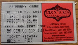 Broadway Bound Schenectady NY Vintage Ticket Stub From 1989 Proctors Col... - £5.50 GBP