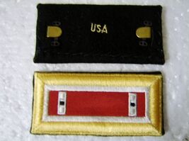 ARMY SHOULDER BOARDS STRAPS - ENGINEER CORPS WO1 FEMALE PAIR NIP - $13.86