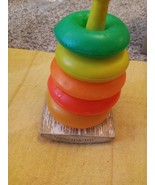 VIntage Teach-a-Tot Rocking 5-color Ring Toy - $85.03 MXN