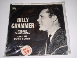 Billy Grammer Wabash Cannonball 45 RPM Picture Sleeve Vintage Tap Label - £119.92 GBP