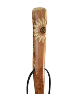 Flower Hardwood Walking Stick, Staff, walkingstick, Kiln Dried, Trecker,... - £51.08 GBP