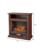 TV Stand Storage with Electric Fireplace Infrared for TV's up to 31" Room Cherry - $209.99