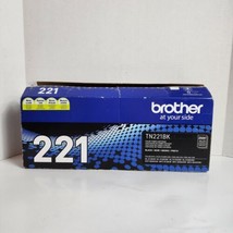 Genuine Brother TN221BK Black Toner HL3140CW, DCP9020CDN, MFC9130CW- Read - £14.67 GBP