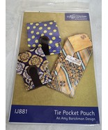 Tie Pocket Pouch Pattern By Indygo Junction Paper Pattern IJ881 - $13.52 CAD