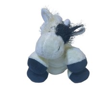 Webkinz Gamz Lil&#39; Kinz Black &amp; White Cow 8” Beanie Plush Stuffed Toy No Code - £8.53 GBP