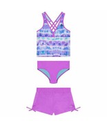 Gerry Youth 3-piece Swim Set, Purple Girls Sz M (10/12) NWT - $19.65
