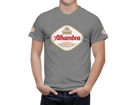 Alhambra Beer Gray T-Shirt, High Quality, Gift Beer Shirt - $31.99