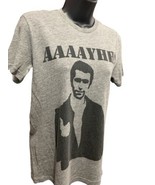 The Fonz Graphic T-shirt Women Size Small Happy Days AAAAYHH! Gray Black - £8.91 GBP