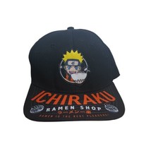Naruto Shippuden Anime Ichiraku Ramen Shop Snapback Adjustable Orange Black - £10.85 GBP