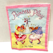 Vintage Handmade Princess Play Fabric Plush Book by Joy Allen 9 x 8&quot; - £11.65 GBP