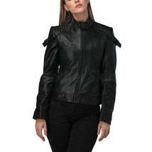 Katniss Black Quilted Leather Jacket - $6,169.55 MXN