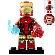 Iron Man with Nano Gauntlet - Marvel Avengers Endgame Custom Minifigure Toy - £2.34 GBP