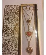 Guess Crystal Three Layered Heart Love Charm Necklace Earrings Set new i... - €50,18 EUR Guess Crystal Three Layered Heart Love Charm Necklace Earrings Set new i... - €50,18 EUR