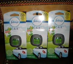 (3) Febreze Car Clip On Vent Air Fresheners Original Gain Scent With Avec - $15.34