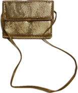 Vintage Whiting &amp; Davis Gold Mesh Clutch Purse - $49.00