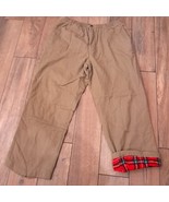 Haband’s Ice House sz 38L 38 L mens Flannel Lined Slacks Pants TAN KHAKI... - $558.10 MXN