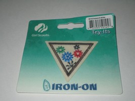 Girl Scout Brownie Iron On Badge ~  Science in Action #59145 SEALED - $3.19